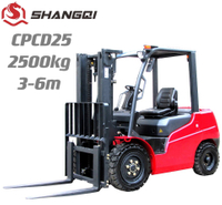 CPCD25 (EPA-zertifiziert + Diesel-Gabelstapler + Hubgewicht: 2,5 Tonnen + optionaler Mast)
